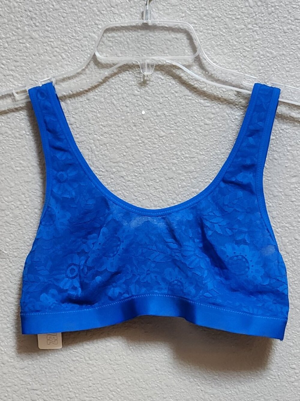 AERIE Smoothez Lace Bra Top Bralette Blue - Small - NEW NWT